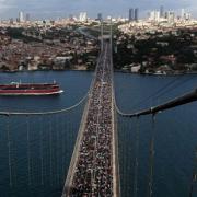 SPECTACULAR: The Istanbul marathon crosses from Europe to Asia