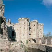 Raglan Castle, picture provided by Cadw