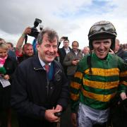 CHAMPIONS: Leading owner JP McManus and jockey Tony McCoy look to strike at Chepstow this afternoon (Pic: Julien Behal)