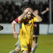 Andy Sandell can't believe he has missed the penalty (3259238)