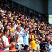 SWA ST 03/08/2013

Newport County v Accrington Stanley in league 2 at Rodney Parade - County fans (3112637)