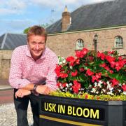Usk in Bloom chairman Tony Kear