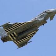DISPLAY: An RAF Typhoon will lead the fly-past