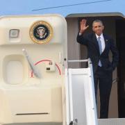 TRAVEL INSPIRATION: US President Barack Obama arrives for the Nato summit