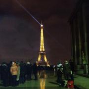 KEEP VISITING: The Eiffel Tower, seen on the weekend before the attacks in Paris