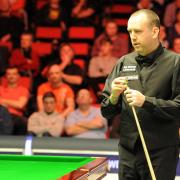HOME FAVOURITE: Mark Williams in action at the 2014 Welsh Open in Newport