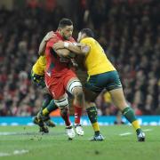 LEADING THE CHARGE: Taulupe Faletau will smash into the Aussies for Wales at Twickenham