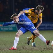 PITCH PROBLEM: The Rodney Parade playing surface on Tuesday night