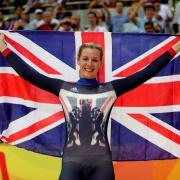 RIO JOY: Becky James celebrates following her silver medal in the women's keirin final at the Rio Olympics. Picture: David Davies/PA Wire