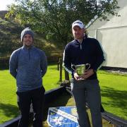 CLUB CLASS: West Monmouthshire club champion Scott Bradley, right, with runner-up Ben Arnold