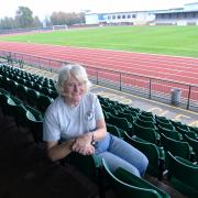 Hilary Goodger who has been coaching at Newport Harriers for 30 years.