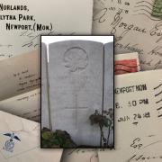 CONDOLENCES: Some of the letters sent to the family of L Cpl Alfred Morgan on his death which were found by Robert Young. INSET: L Cpl Morgan's grave in Belgium.