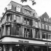 DEPARTMENT STORE: Picture taken in 1980 of Owen Owen on the corner of Charles Street and Commercial Street in Newport