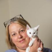 Sam Murray from Usk who started the New Start Cat Rescue