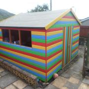 You can't miss this colourful shed which Jaclyn Thomas, of Newbridge, has sent in to be featured as our Shed of the Week. If you've got a shed you want to share with us, email a picture to our property editor Jo Barnes at jo.barnes@gwent-wales.co.
