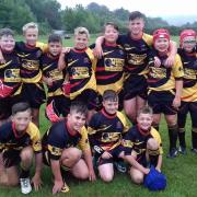 Forgeside U12s after their victory over Senghenydd