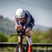 BOUNCED BACK: Cyclist Zach Bridges. Picture: Huw Williams