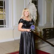 Award: Mary Mowat at the Wales Care Awards. Picture: Ceidiog