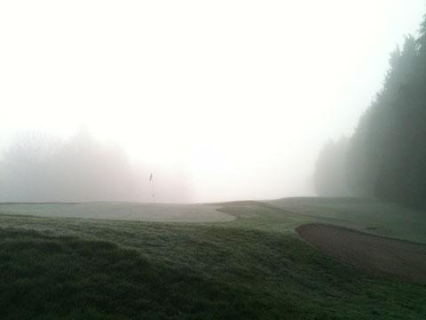 Foggy at Monmouthshire golf course from Neil Morris.