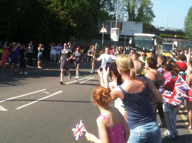 The torch in Maesglas