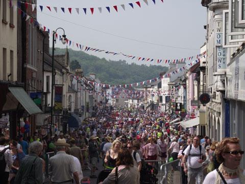 And then the Monmouth crowds emptied. From Christine Palmer.