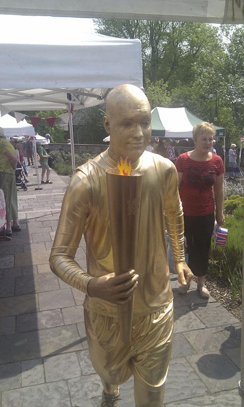 Olympic Torch at Blaenavon Heritage centre from Mikey Weedall.