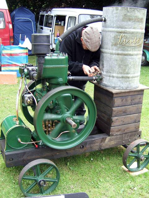 A Lister steam engine at Abergavenny Steam Fair, by David James