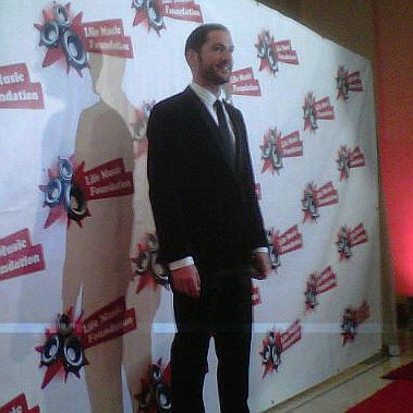 Tamsin Outhwaite couldn't make tonight but husband Tom Ellis is here #alfiecharitynite 