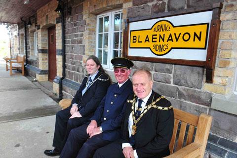 Blaenavon railway opens new station