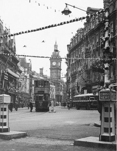 CELEBRATION: Commercial Street on May 12, 1937 on Coronation Day