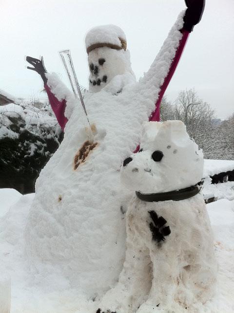 Snowman murder by Robert Palser