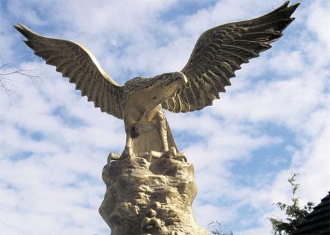 MAJESTIC: This antique bronze eagle was sent in by reader Wayne Gibbon