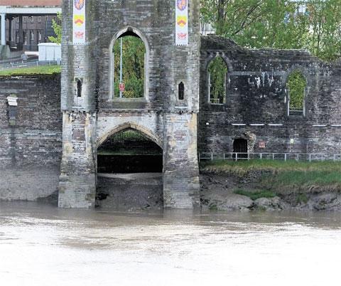 WATERWORLD: The shot of Newport Castle’s water gate was sent in by Shaun McGuire