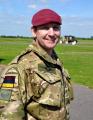 Reservist joins paratroopers on training exercise