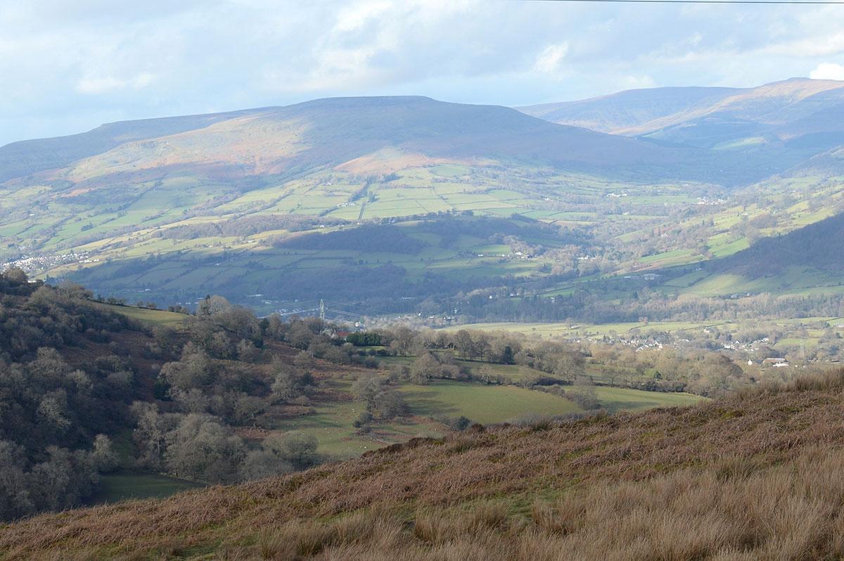 @southwalesargus PIC OF THE DAY 21.02.14: Sun shines over valley outside Blaenavon Pic: MICHAEL EDEN