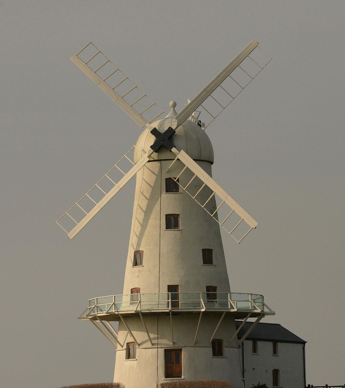 @southwalesargus PIC OF THE DAY 19.03.14: The Llancayo Windmill near Usk Pic: MICHAEL EDEN