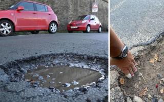 The pothole problem in Gwent has hit a record high, according to new data