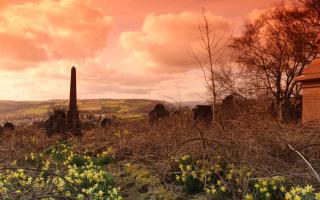 Stunning: Springtime at St Sannan's, Bedwellty. Picture: Granville Joxies