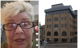 A foul-mouthed rant by Cllr Sue Malson (left) was caught on video