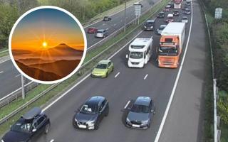 Sunseekers who are travelling west may find themselves in heavy traffic