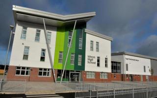 Police were called to Islwyn High School after a bomb scare