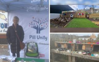 Celebrations as Pill Community Garden opens