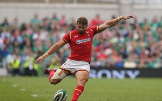 Wales' Leigh Halfpenny during the World Cup Warm Up Match at the Aviva Stadium, Dublin. PRESS ASSOCIATION Photo. Picture date: Saturday August 29, 2015. See PA story RUGBYU Ireland. Photo credit should read: Niall Carson/PA Wire. RESTRICTIONS: Editorial