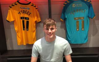 SIGNING: County new boy Rob Street, who has signed on loan from Crystal Palace (Picture: NEWPORT COUNTY)