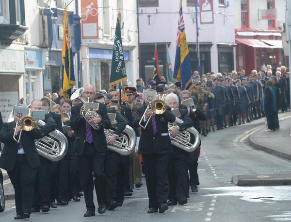 Remembrance Sunday in Gwent 2014