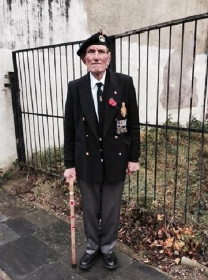 Donald Whent, 84, ex-South Wales Borderers ready to march at Blaenavon