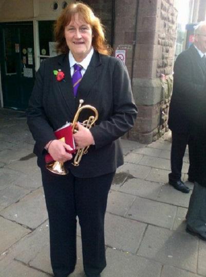 Abergavenny Youth Band conductor Lana Tingay says the borough band will perform the hymns today