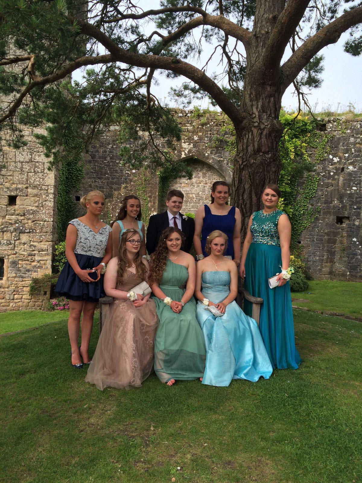 Caldicot: Caldicot castle was an ideal setting for prom photos