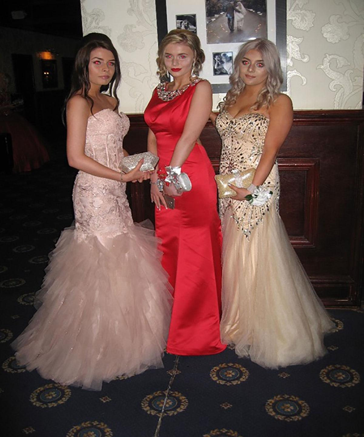 Ebbw Fawr:  From left to right: Katie Chivers, Abigail Stevens, Shannon Evans.