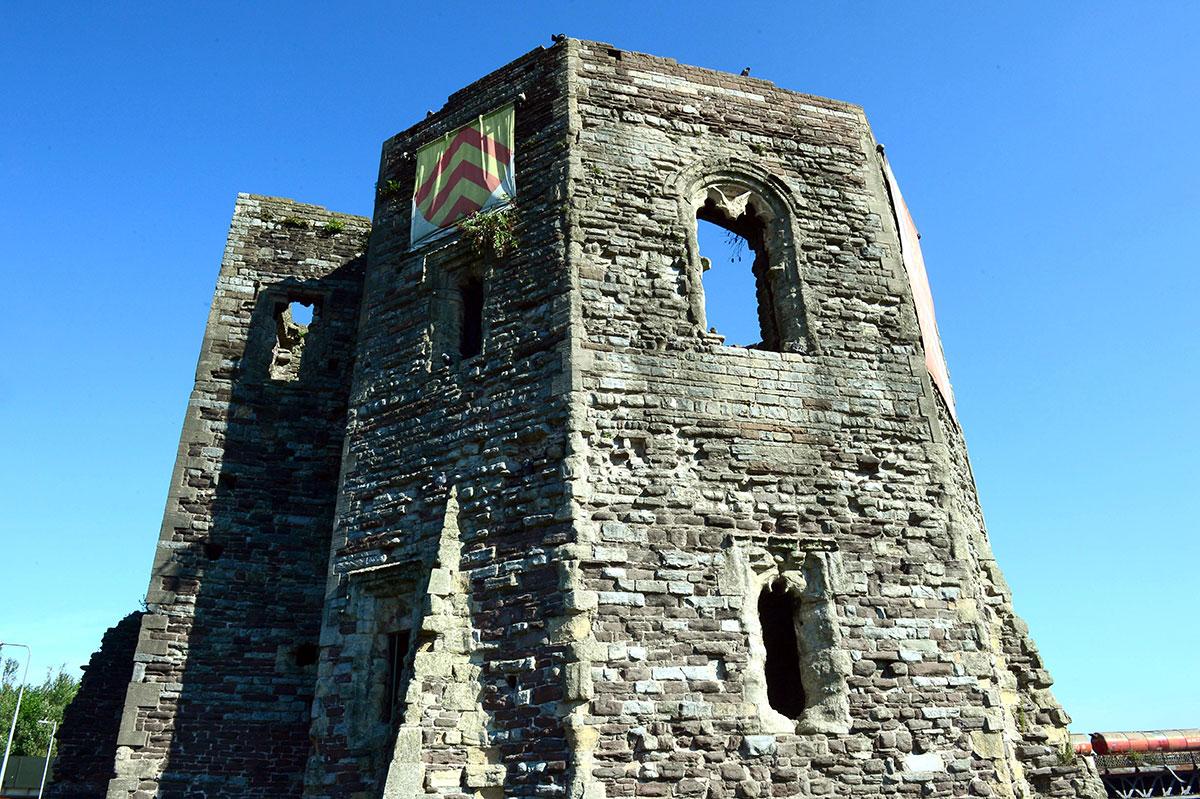 HISTORIC: Newport Castle against a clear blue sky.